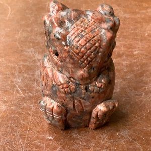 QUARTZITE HAND CARVED BABY DINOSAUR